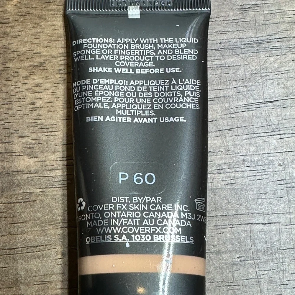 NEW Cover FX Natural Finish Liquid Foundation (Unopened, No Box)